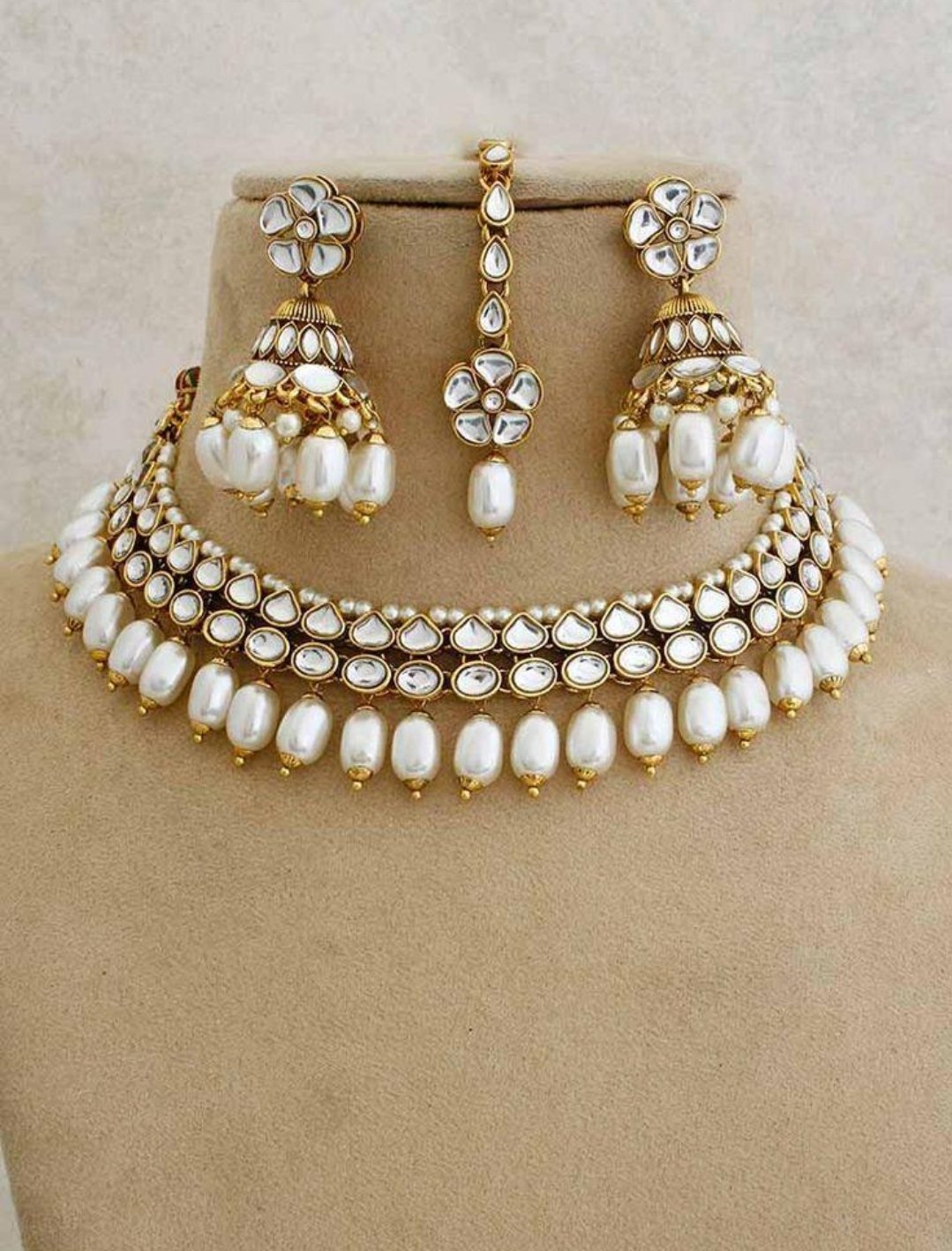Maharani Polki Jewellery Set